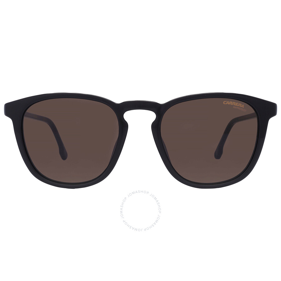 Carrera Brown Oval Men's Sunglasses 260/s 0807/70 51 In Black / Brown