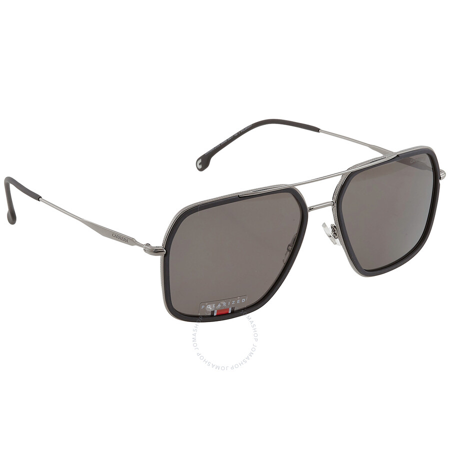 Carrera 273/s Men's Polarized Matte Black Frame Dark Grey 59-17-150 Sunglasses In Black / Dark / Grey