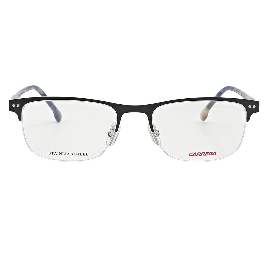 Carrera Demo Rectangular Unisex Eyeglasses  2019t 0003 50 In Black