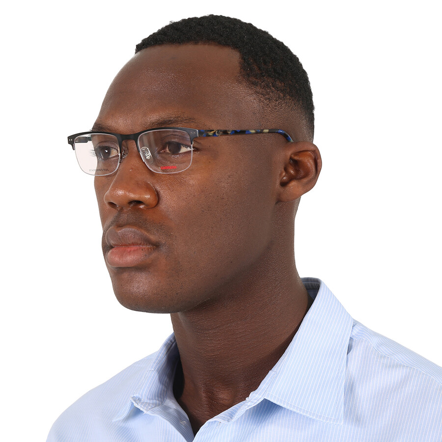 Carrera Demo Rectangular Unisex Eyeglasses  2019t 0003 50 In Black