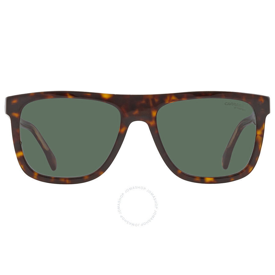Carrera Green Browline Men's Sunglasses 267/s 0086/qt 56 In Green