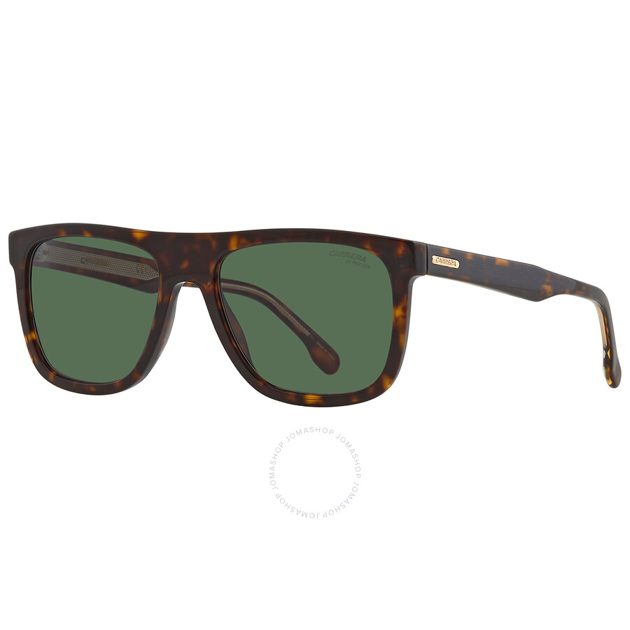 Carrera Green Browline Men's Sunglasses 267/s 0086/qt 56 In Green
