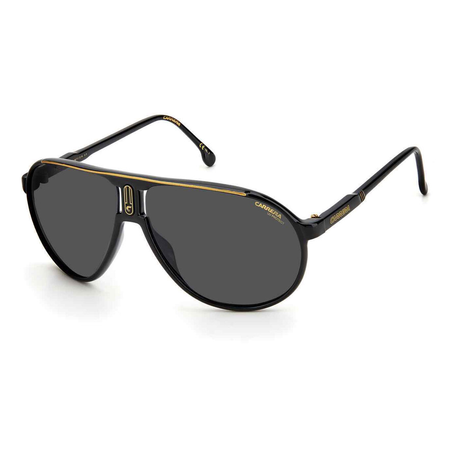 Carrera Grey Aviator Unisex Sunglasses CHAMPION65 0807/IR 62