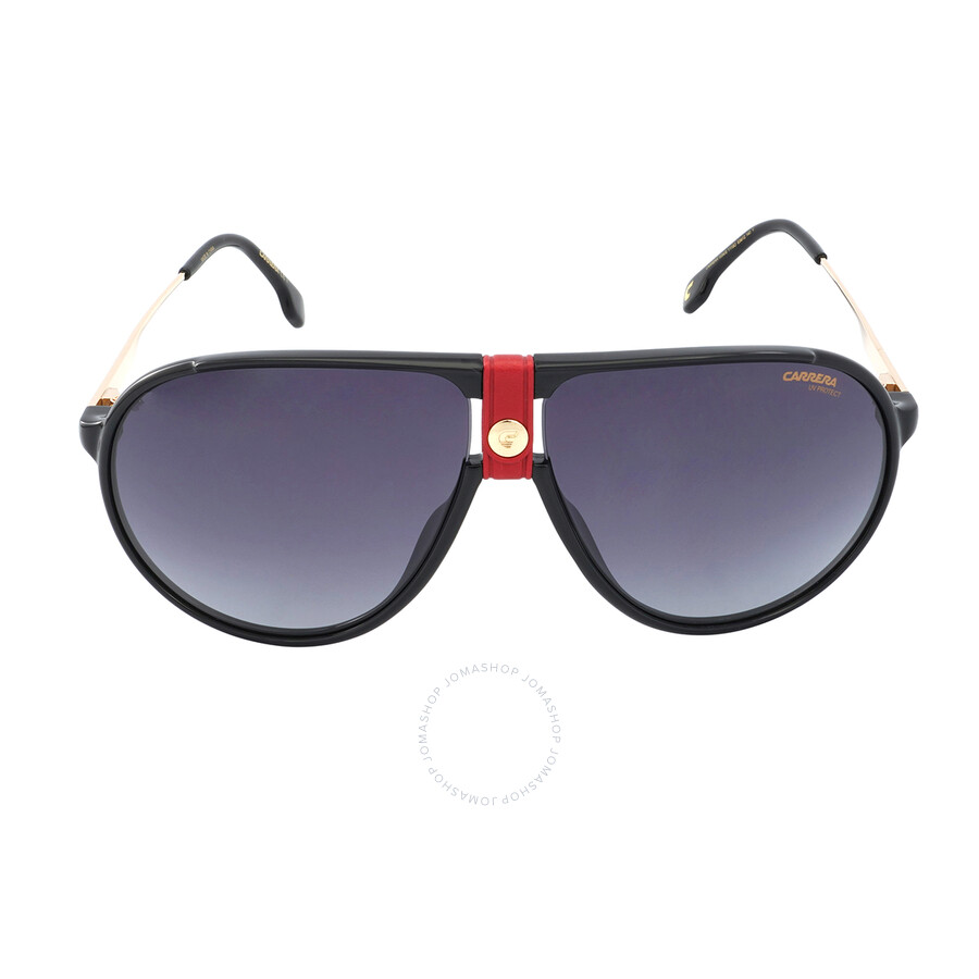 Carrera Grey Gradient Pilot Unisex Sunglasses  1034/s 0y11/9o 63 In Grey