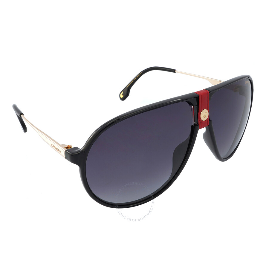 Carrera Grey Gradient Pilot Unisex Sunglasses  1034/s 0y11/9o 63 In Grey