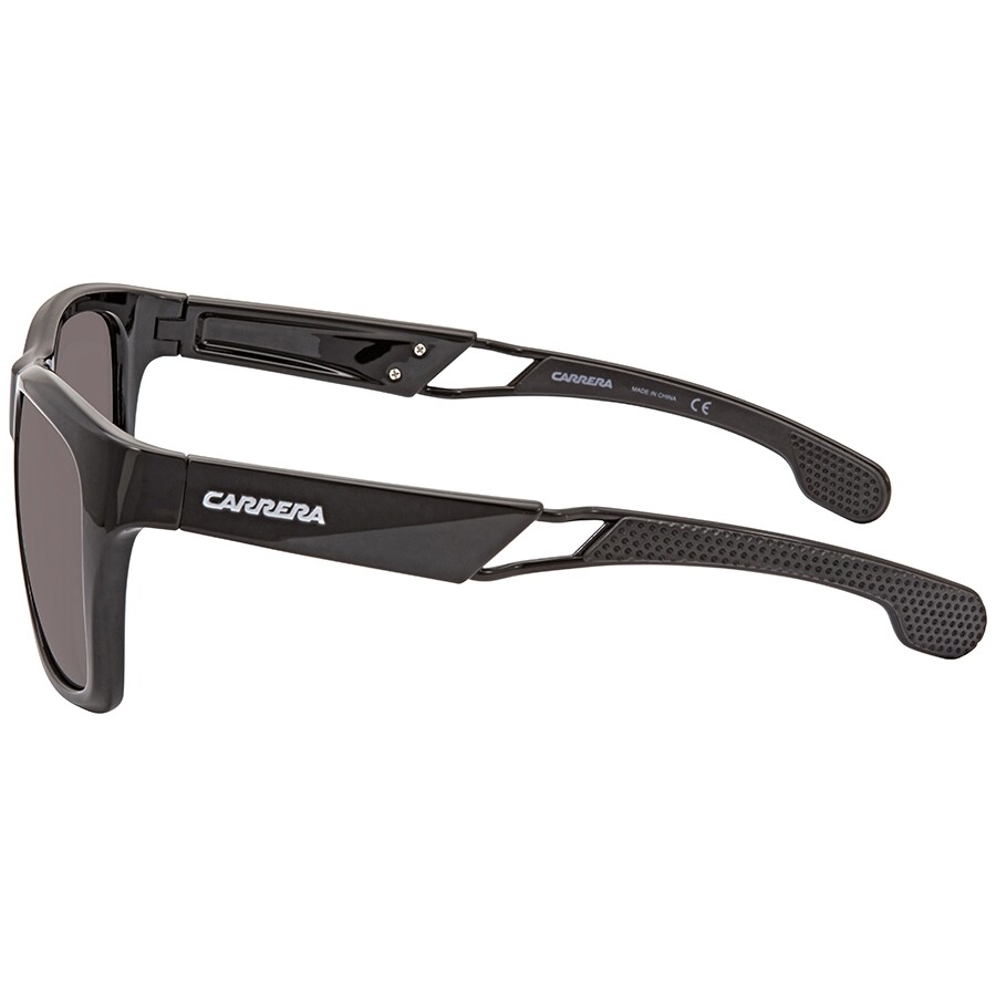 Carrera Grey Polarized Rectangular Men's Sunglasses CARERRA 4007S 0807