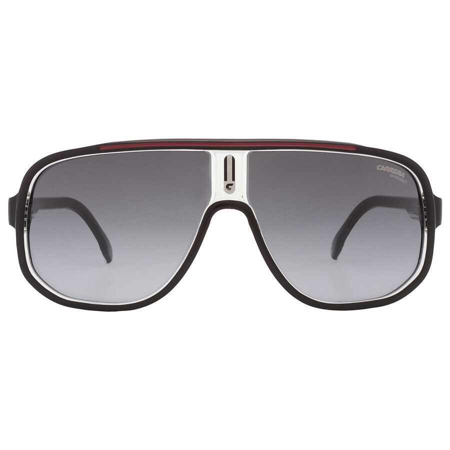 Carrera Grey Shaded Phantos Men's Sunglasses 1058/s 0oit/9o 63 In Black / Grey / White