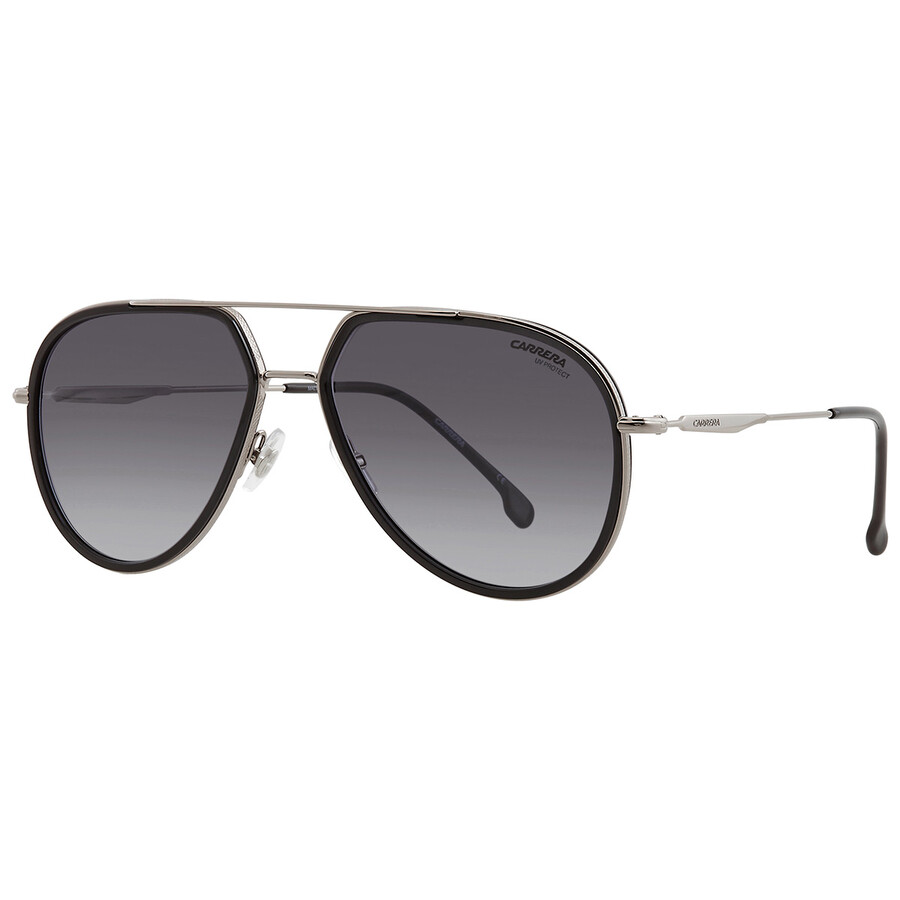 Carrera Grey Shaded Pilot Unisex Sunglasses 295/s 0807/9o 58 In Grey