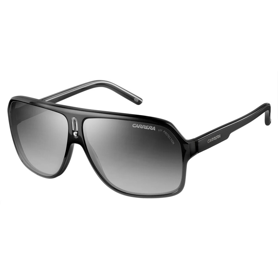 Carrera Grey Silver Navigator Men's Sunglasses 27 0xax/ic 62