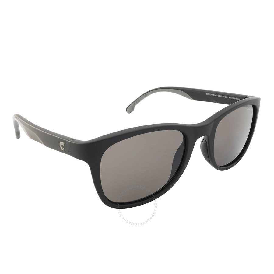 Carrera Grey Square Men's Sunglasses 8054/s 0003/m9 52 In Black / Grey