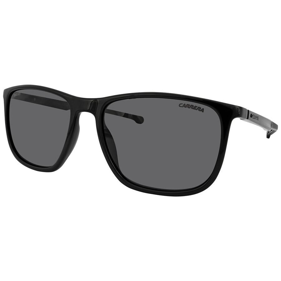 Carrera Grey Square Men's Sunglasses Ducati 004/s 0807/ir 57 In Black / Grey
