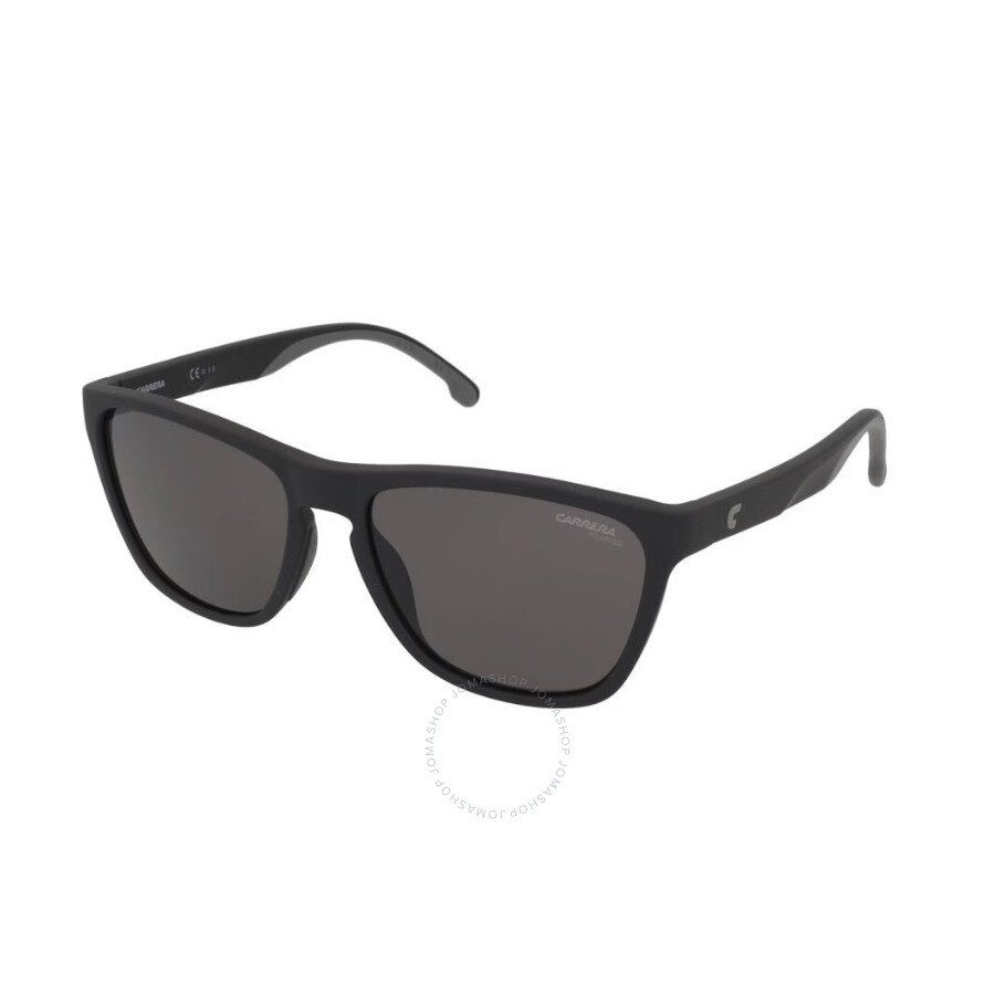 Carrera Polarized Grey Square Unisex Sunglasses  8058/s 0003/m9 56