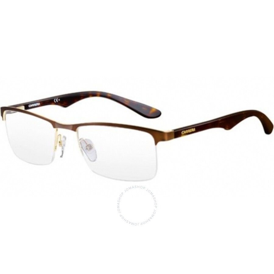 Carrera Men's Brown Rectangular Eyeglass Frames 388551 716737525876