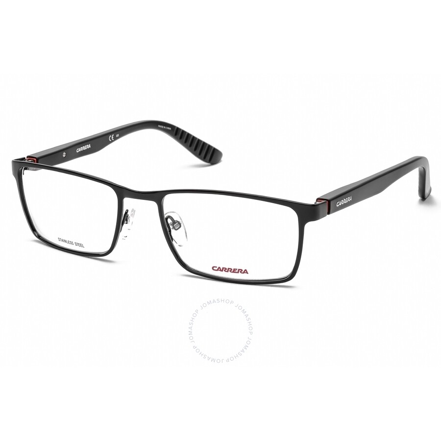 Carrera Men's Black Rectangular Eyeglass Frames CA88090BKS56