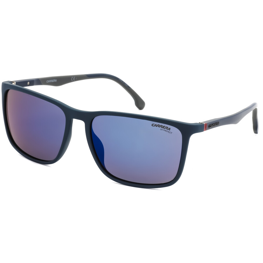Carrera Men's Blue Square Sunglasses 8031/S0FLLXT57 716736195902
