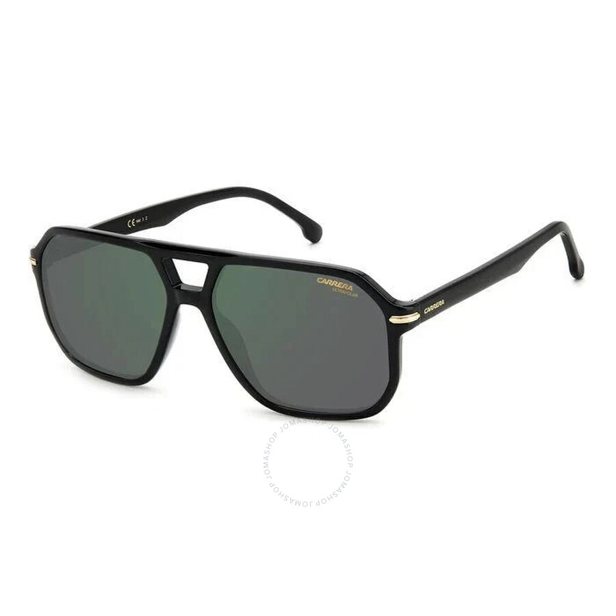 Carrera Polarized Grey Green Navigator Men's Sunglasses 302/s 02m2/q3 59