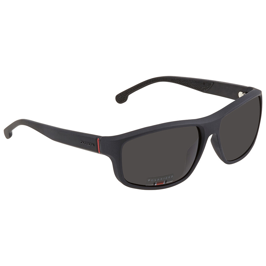Carrera Polarized Grey Rectangular Men's Sunglasses 8038/s 0003/m9 61 In Gray / Grey