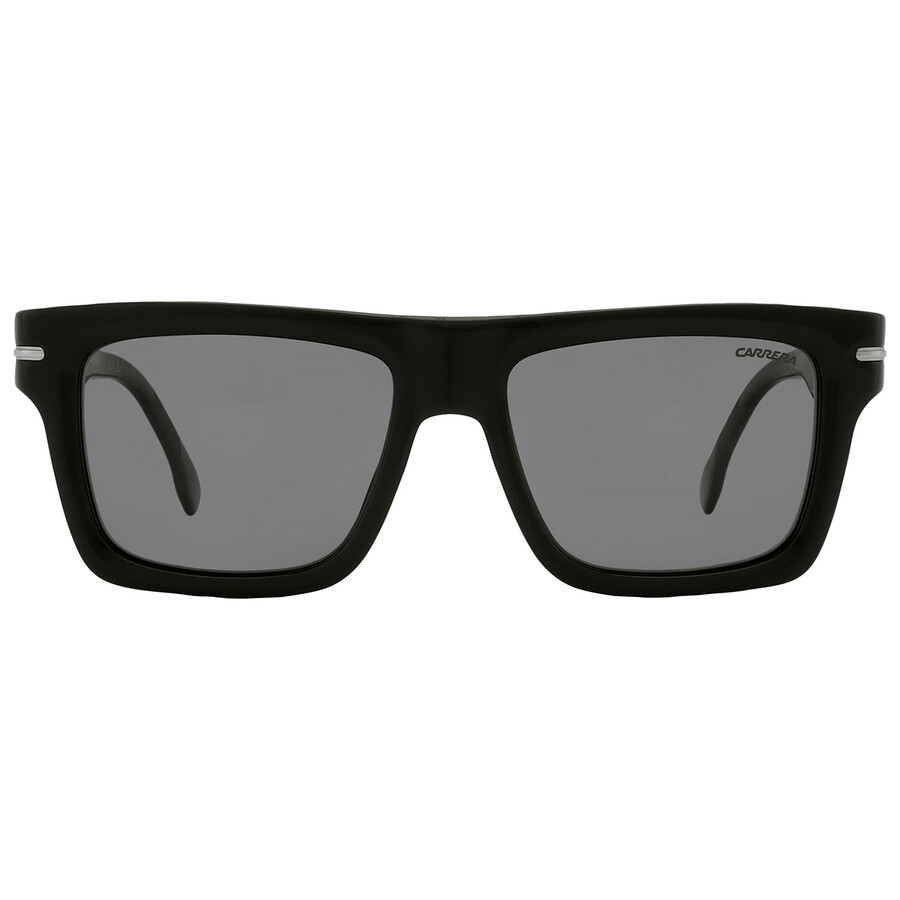 Carrera Polarized Grey Square Ladies Sunglasses 305/s 0807/m9 54 In Black / Grey