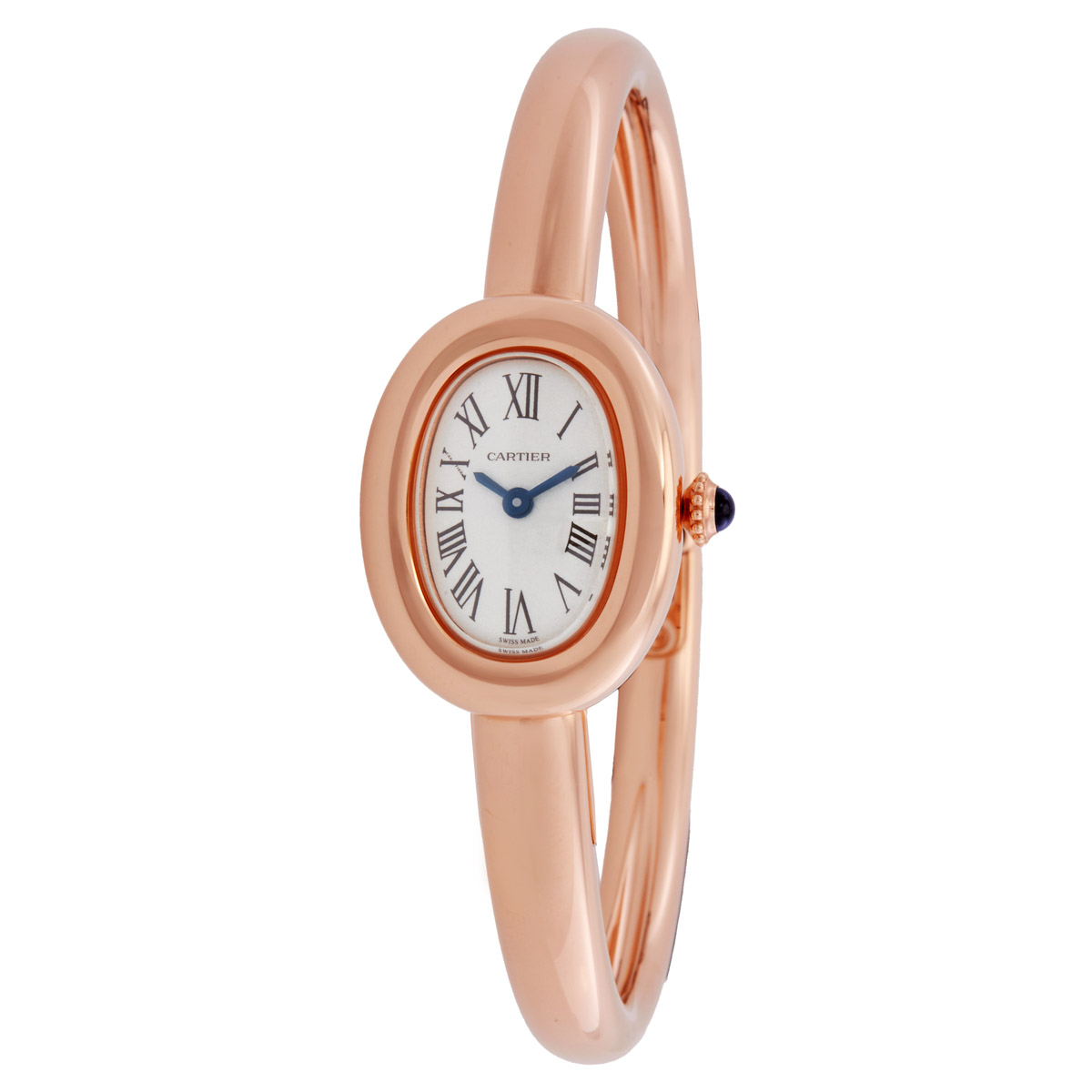 Baignoire Mini Model (Size 16) Silver Dial Watch