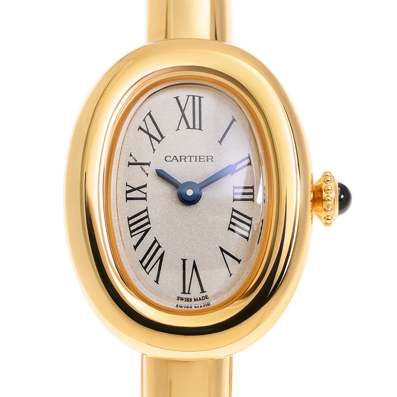 Baignoire Mini Model White Dial Ladies Watch