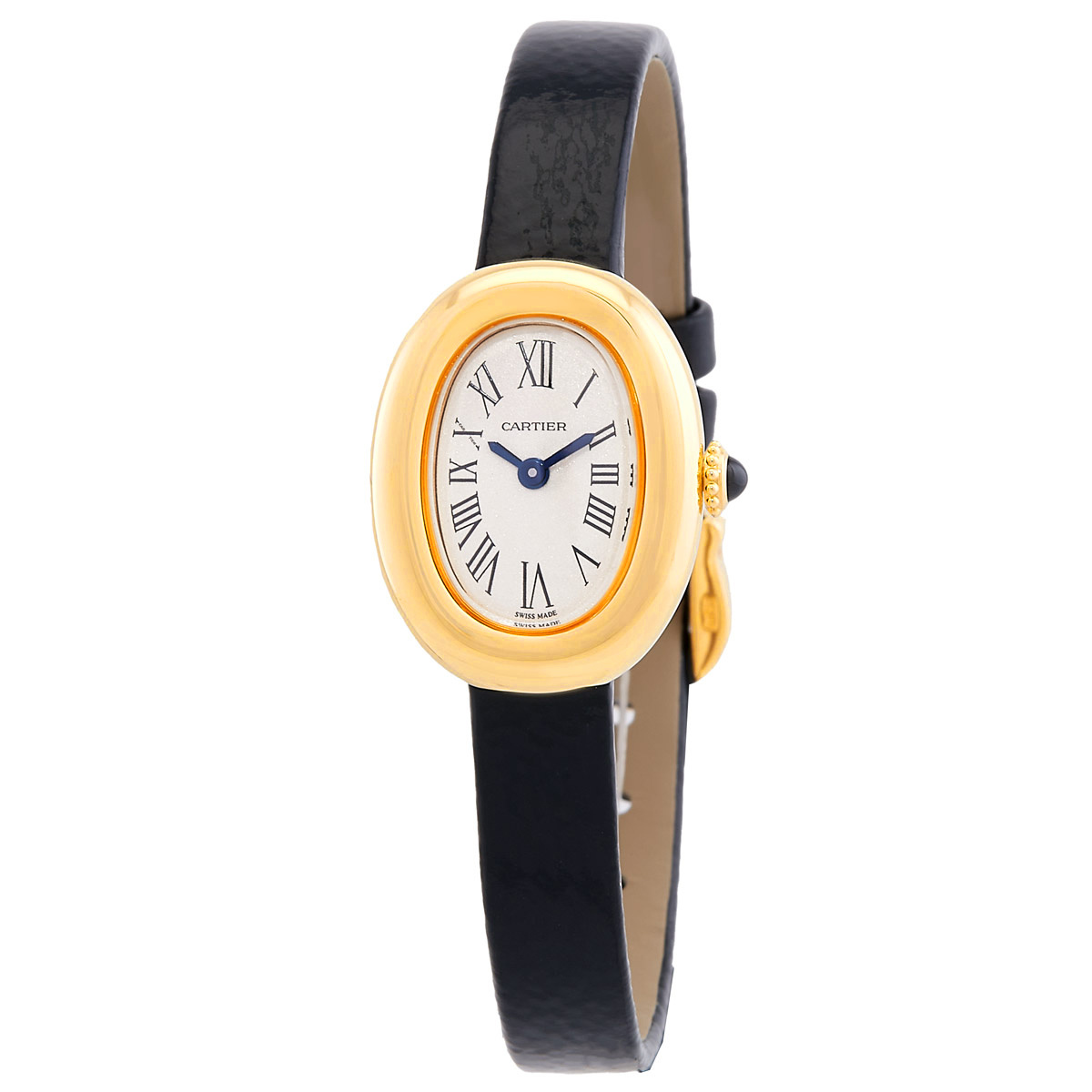 Baignoire Mini Quartz Silver Dial Ladies Watch