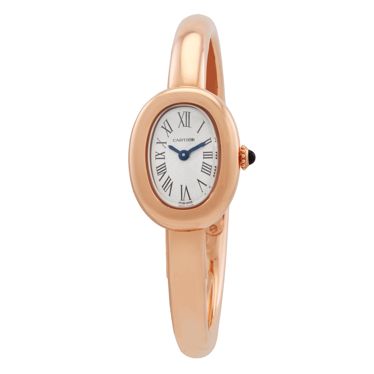 Baignoire Size 15 Silver Dial Ladies Watch