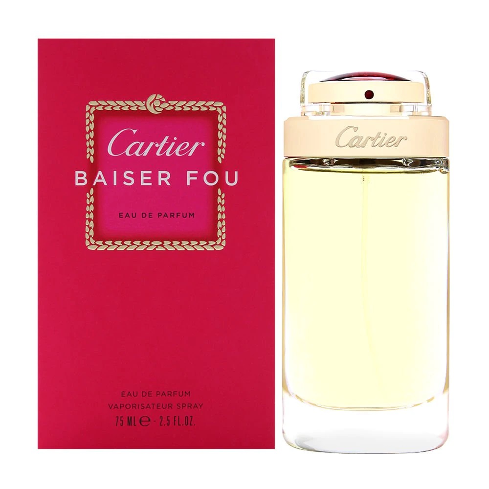 Cartier Baiser Fou EDP 2.5 oz / 75 ml for Women 3432240501172