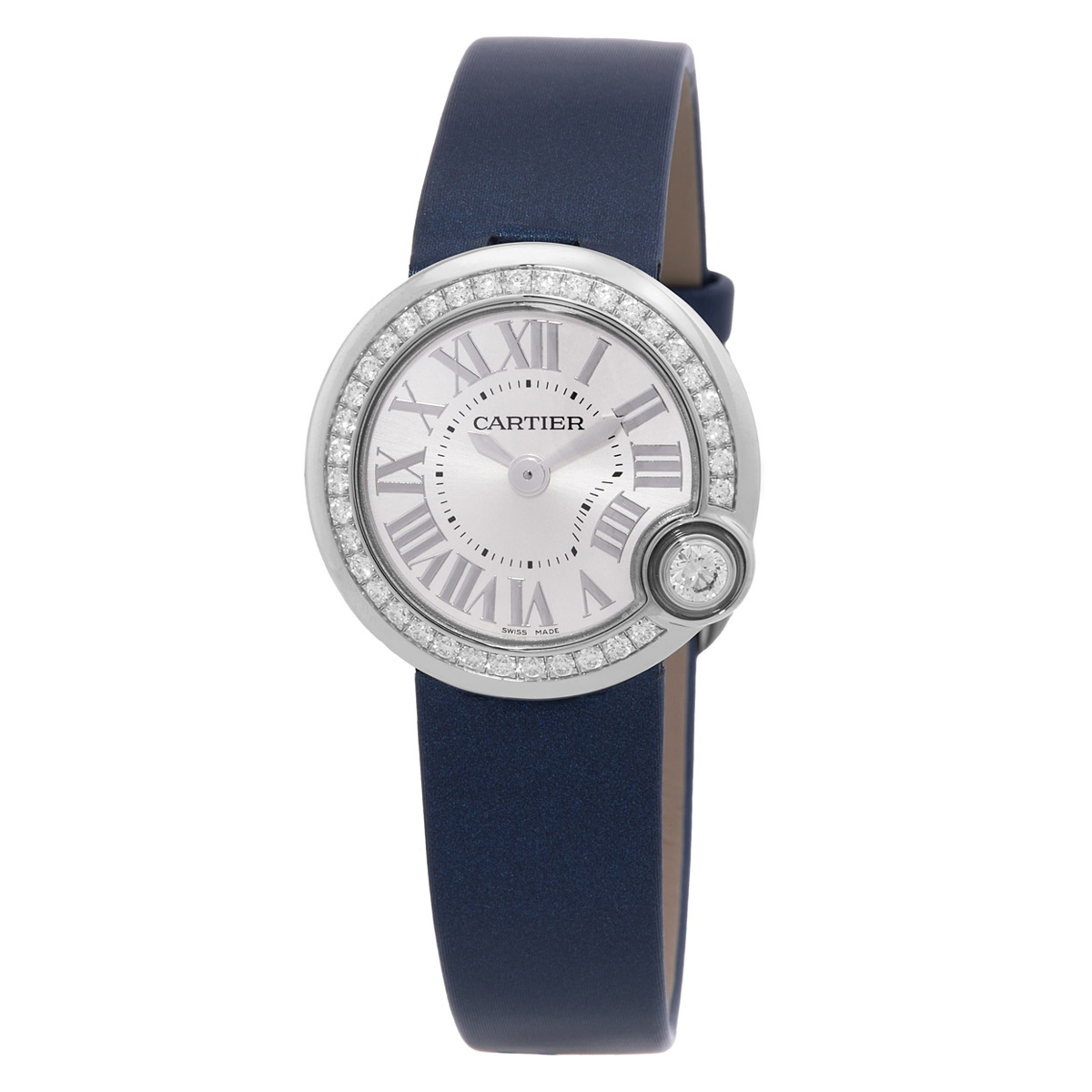 Ballon Blanc De 26mm Quartz Silver Dial Ladies Watch