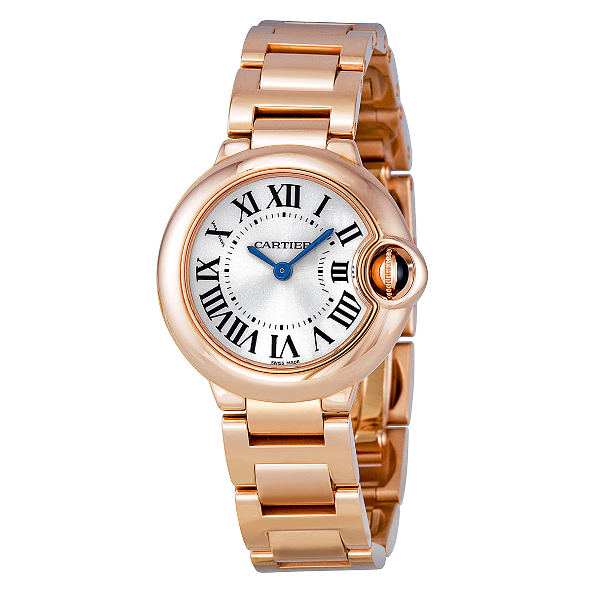 Cartier Ballon Bleu 18kt Pink Gold Small Ladies Watch W69002Z2