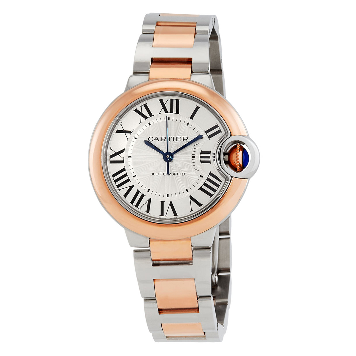 Ballon Bleu 33mm Automatic Silver Dial Ladies Watch