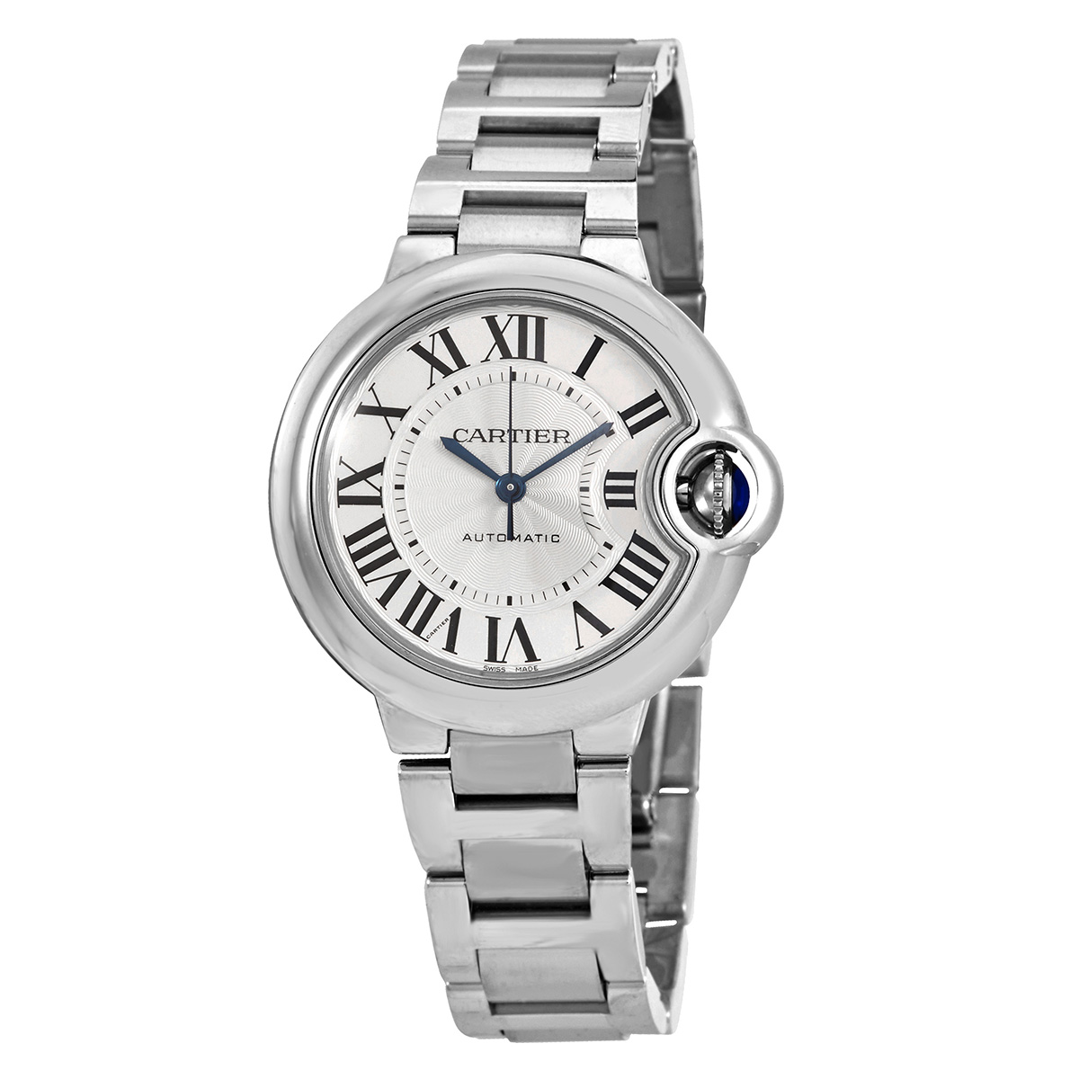 Ballon Bleu Automatic Silver Dial Ladies Watch