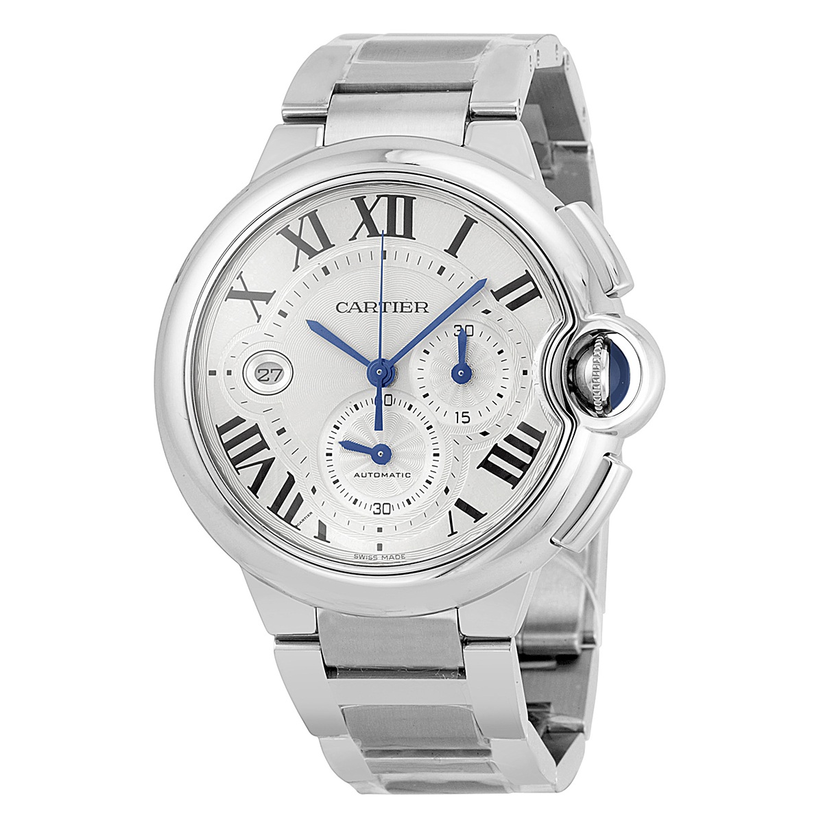 Cartier Ballon Bleu Automatic Silver Dial Men's Watch W6920076