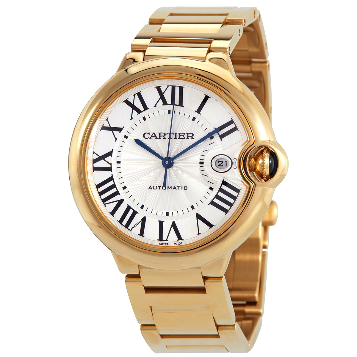 Cartier Ballon Bleu Automatic Silver Dial Men's Watch WGBB0023