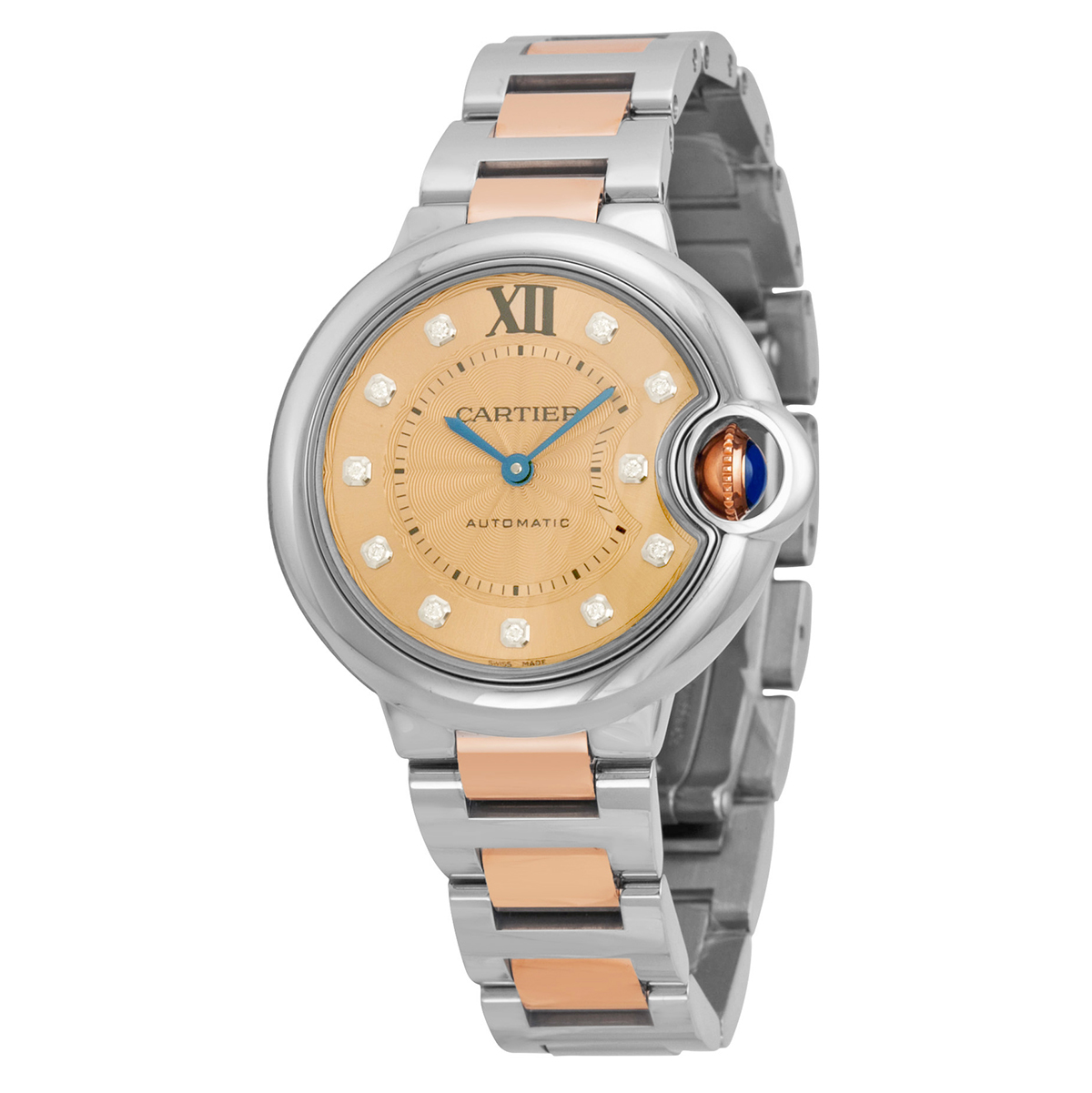 Cartier Ballon Bleu De Cartier 18Kt Pink Gold Dial Ladies Watch W3BB0002