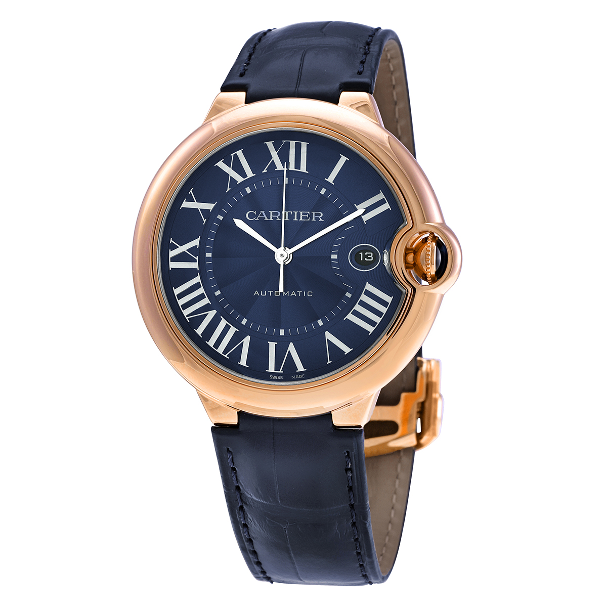 Cartier Ballon Bleu De Cartier Automatic Blue Dial Men's Watch WGBB0036