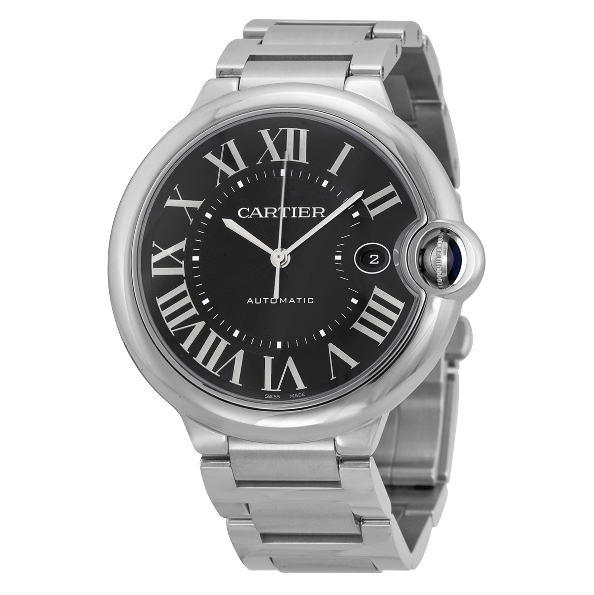 Cartier Ballon Bleu De Cartier Black Dial Stainless Steel Watch W6920042