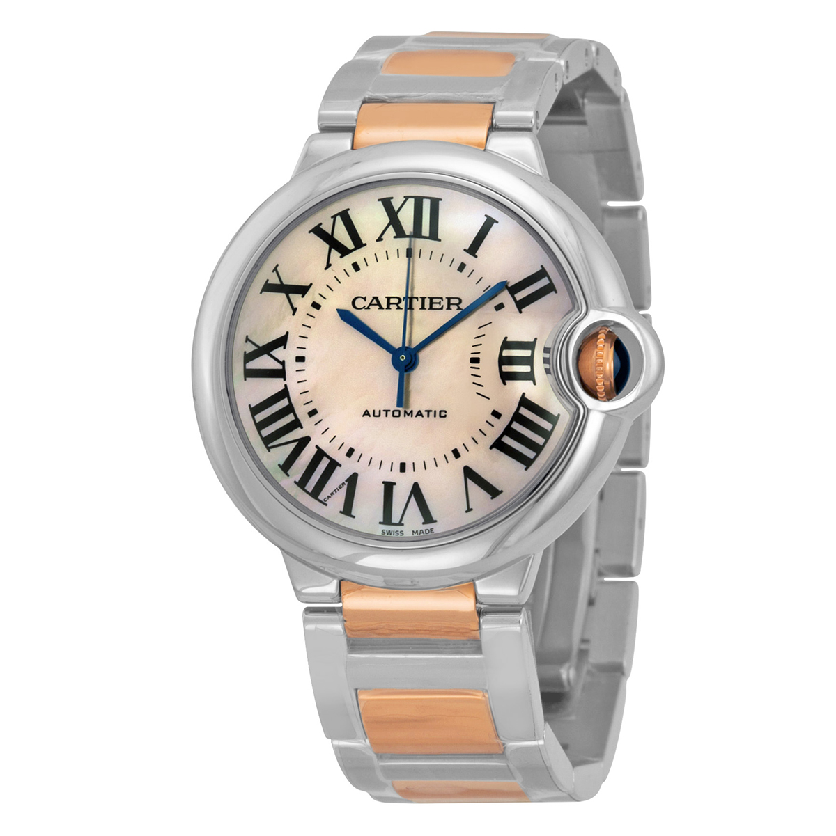 Cartier Ballon Bleu de Cartier Gold and Steel Medium Watch W6920033