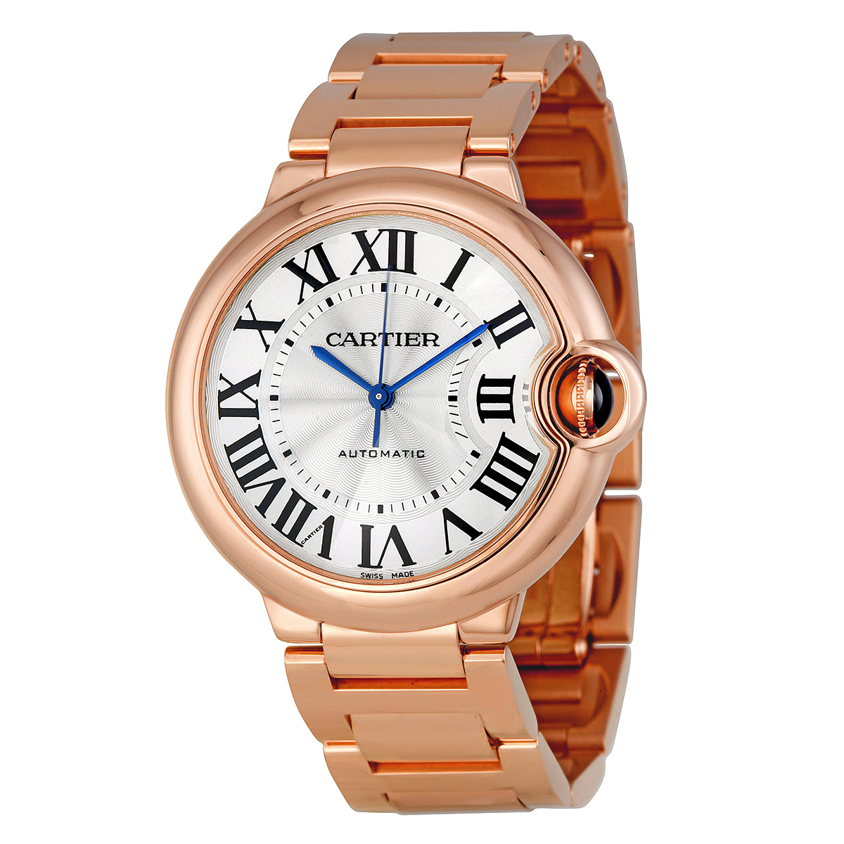 Cartier Ballon Bleu Medium 18k Rose Gold Watch W69004Z2
