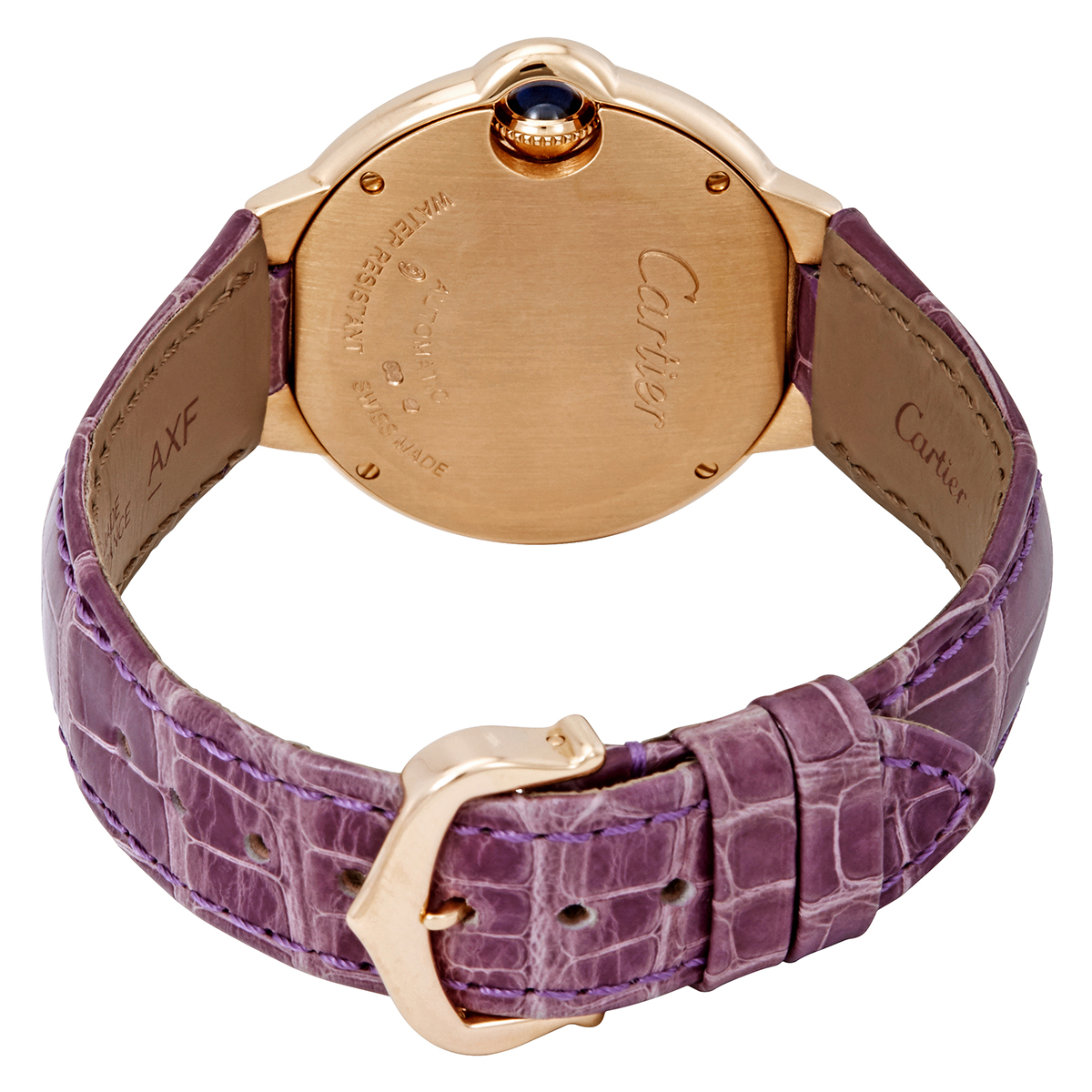 Cartier Ballon Bleu Silver Dial 18kt Pink Gold Ladies Watch WE902063