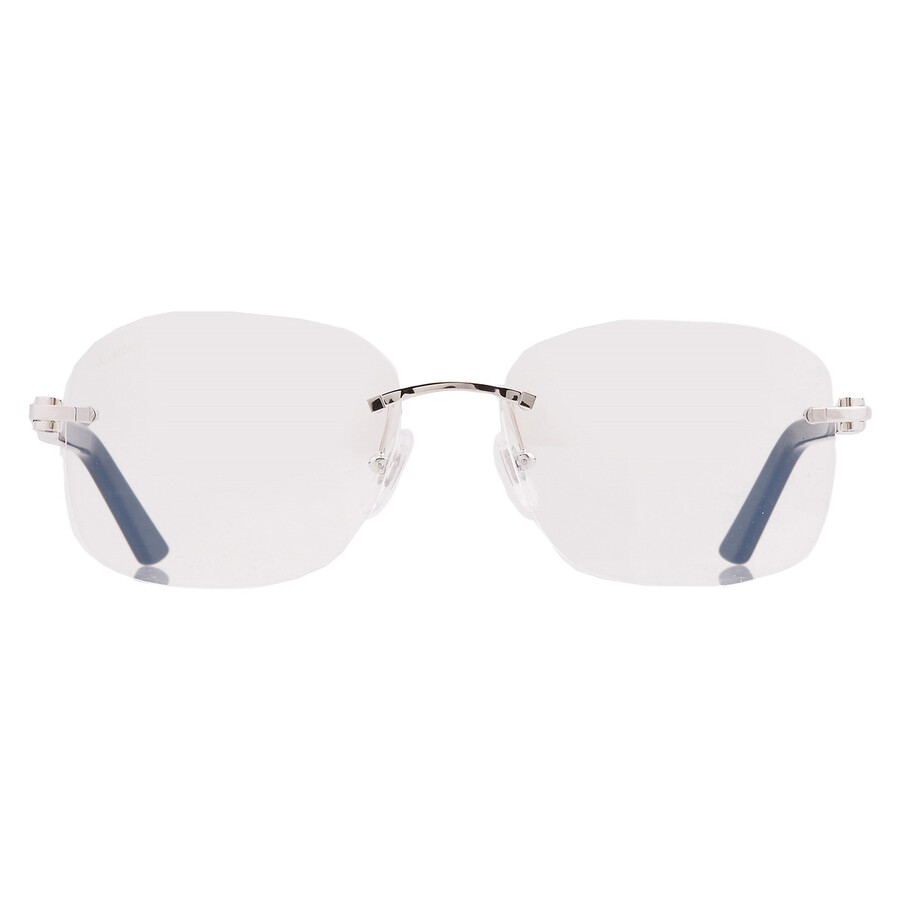 Cartier C De  Photochromatic Clear To Blue Square Men's Sunglasses Ct0227s 006 58