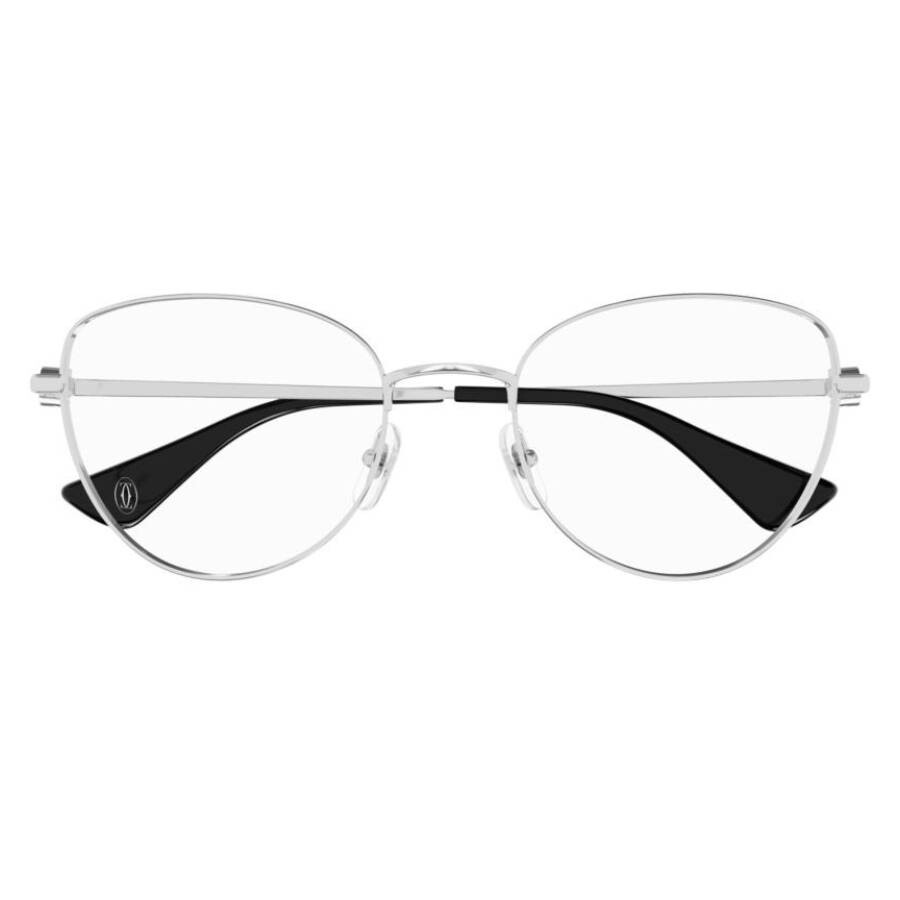 Cartier C Decor Demo Cat Eye Ladies Eyeglasses Ct0490o 002 55