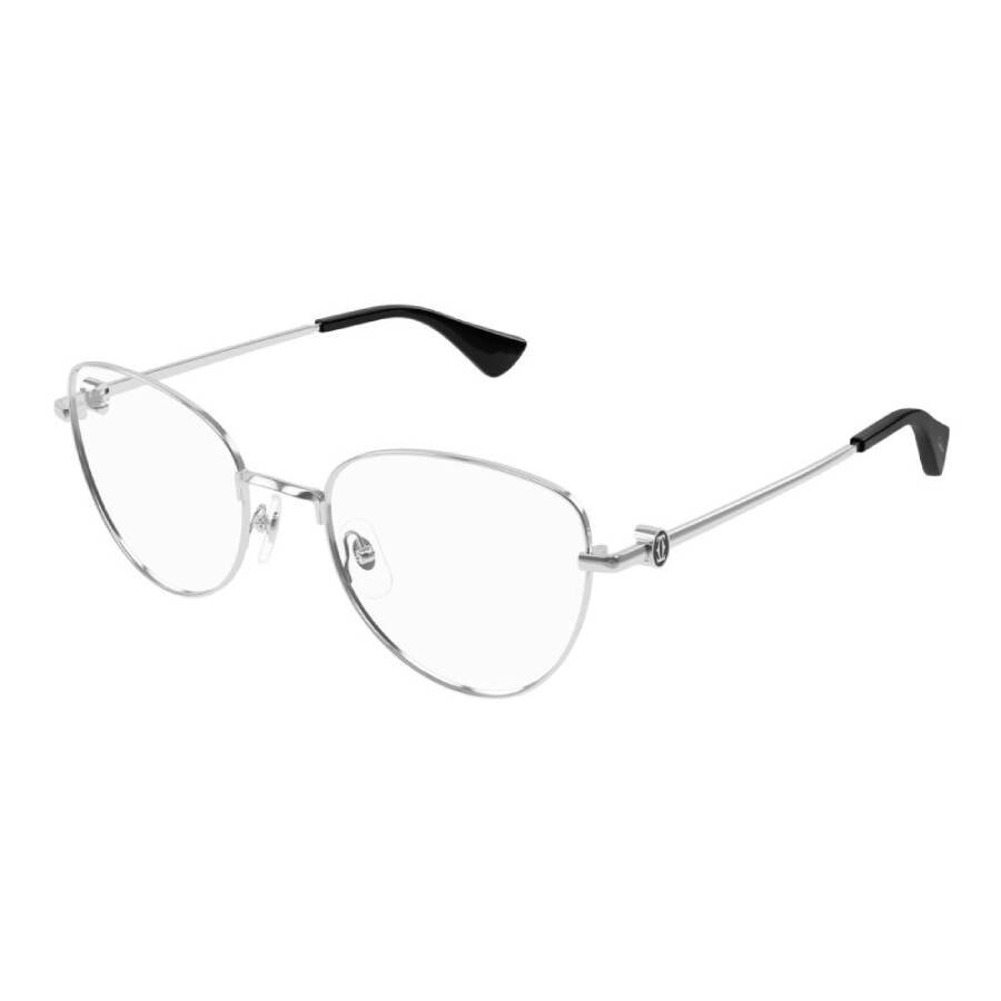 Cartier C Decor Demo Cat Eye Ladies Eyeglasses Ct0490o 002 55