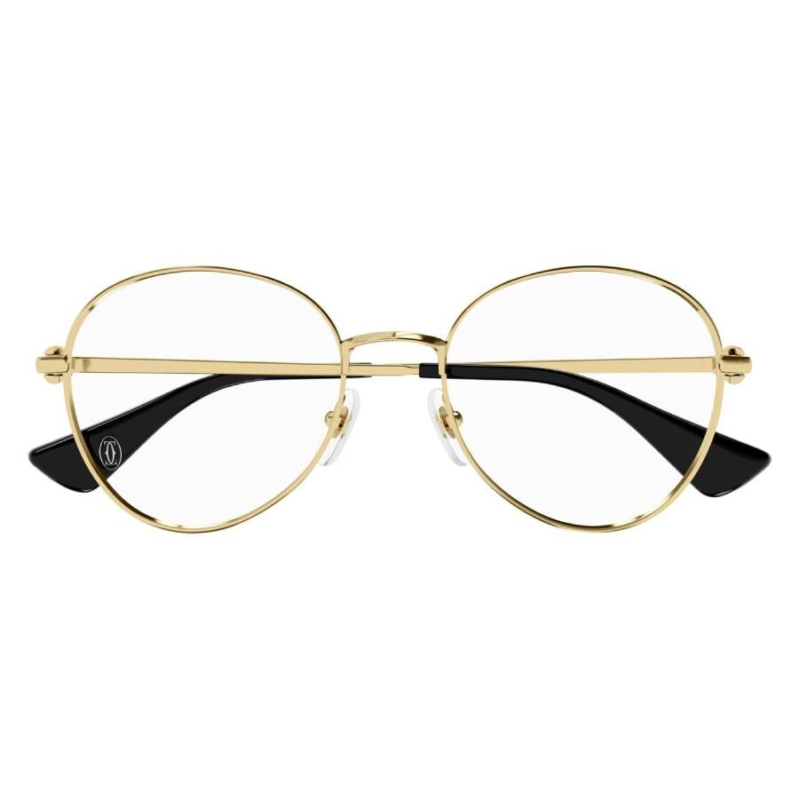Cartier C Decor Demo Phantos Ladies Eyeglasses Ct0449o 001 52