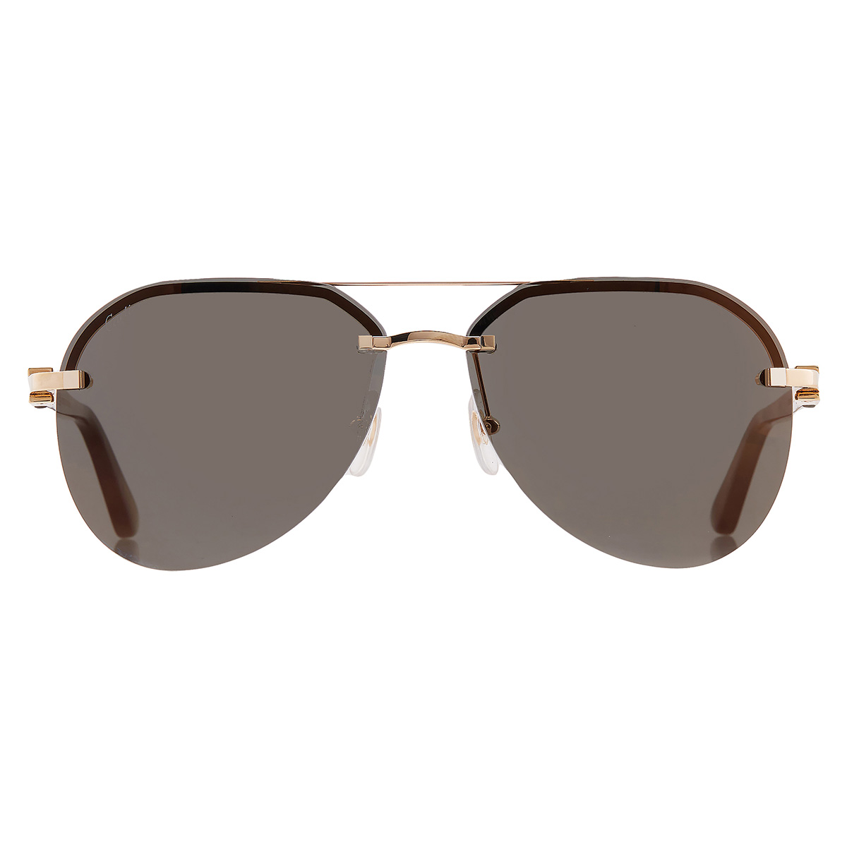 Cartier C Decor Grey Pilot Men display picture 2
