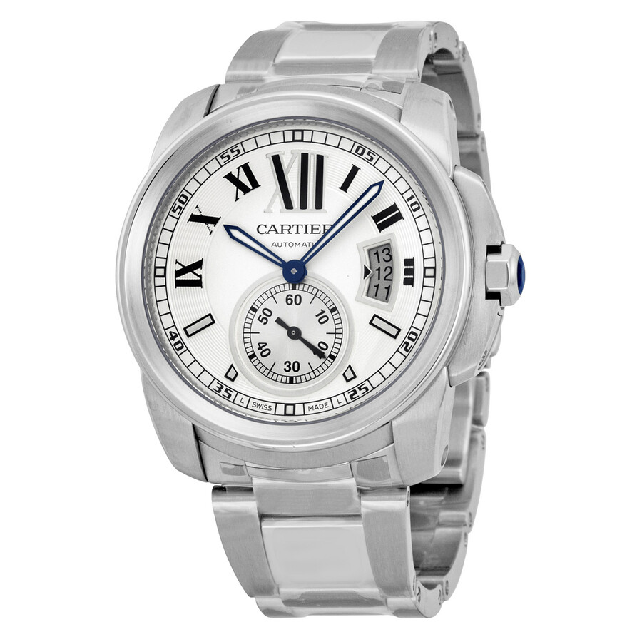 Cartier Calibre de Cartier Automatic Silver Dial Men's Watch W7100015 7612456709036 Watches