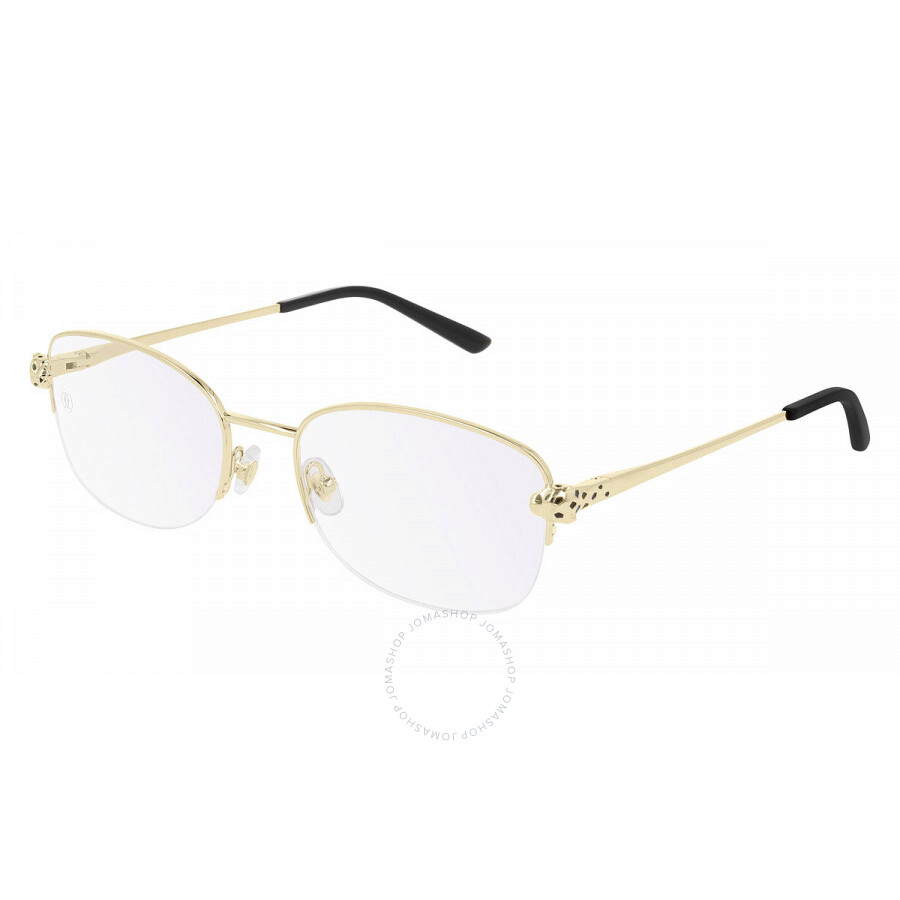 Cartier Demo Oval Ladies Eyeglasses Ct0235o 001 54