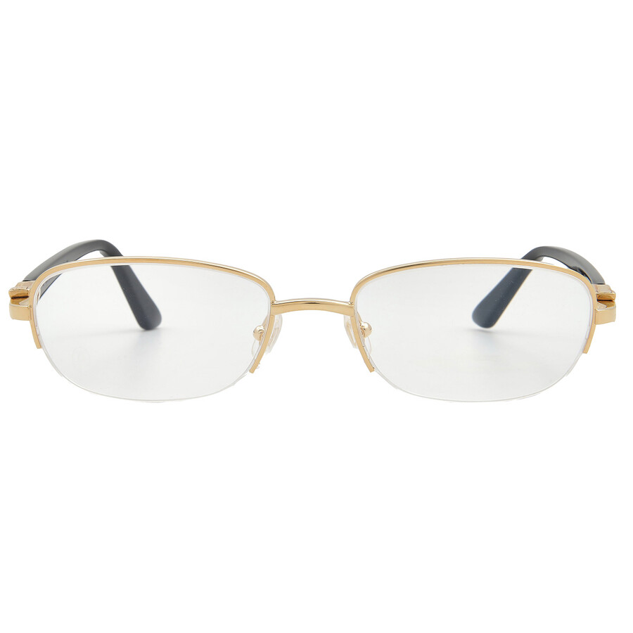Cartier Demo Oval Ladies Eyeglasses Ct0317o 001 52
