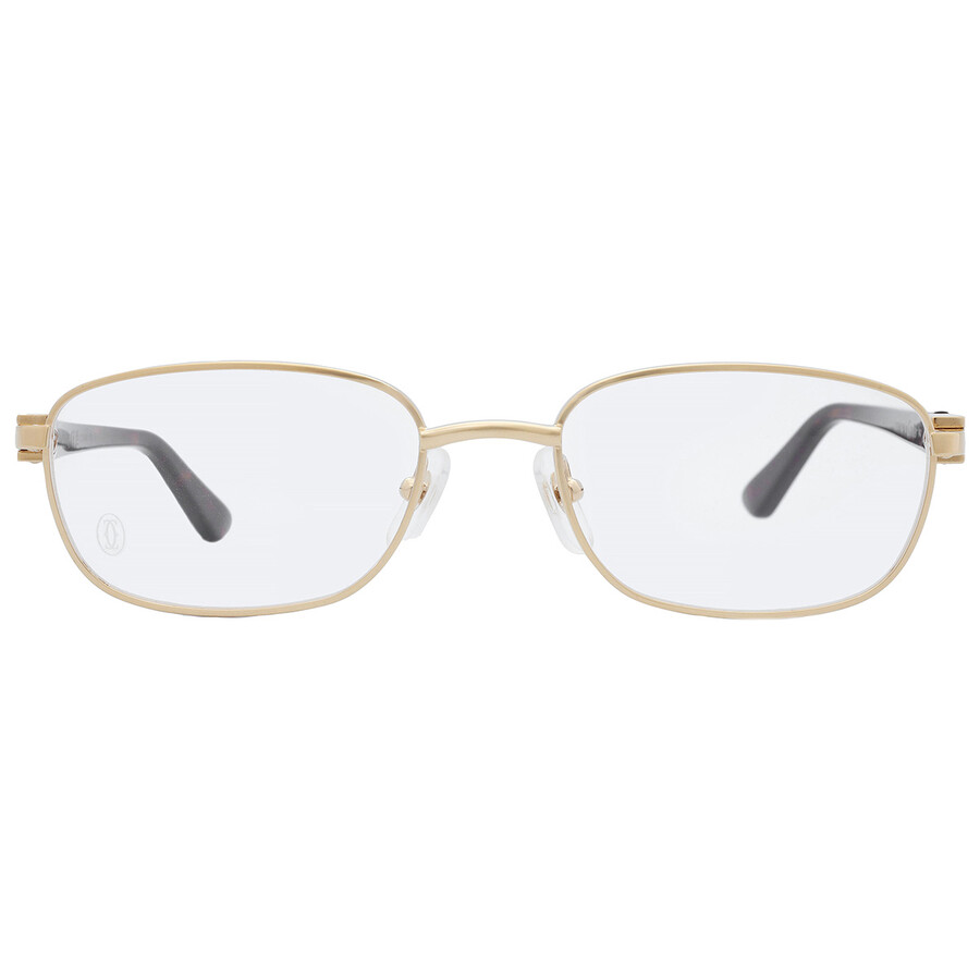Cartier Demo Rectangular Ladies Eyeglasses Ct0368o 002 52