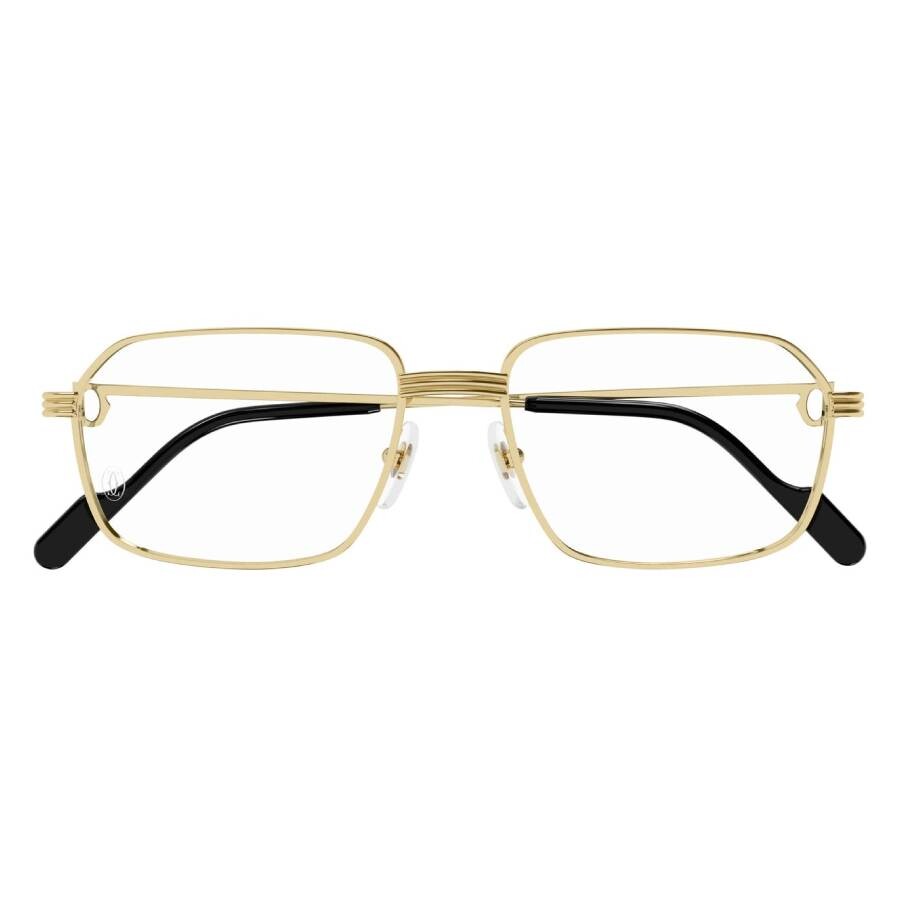 Cartier Demo Rectangular Men's Eyeglasses Ct0445o 001 55