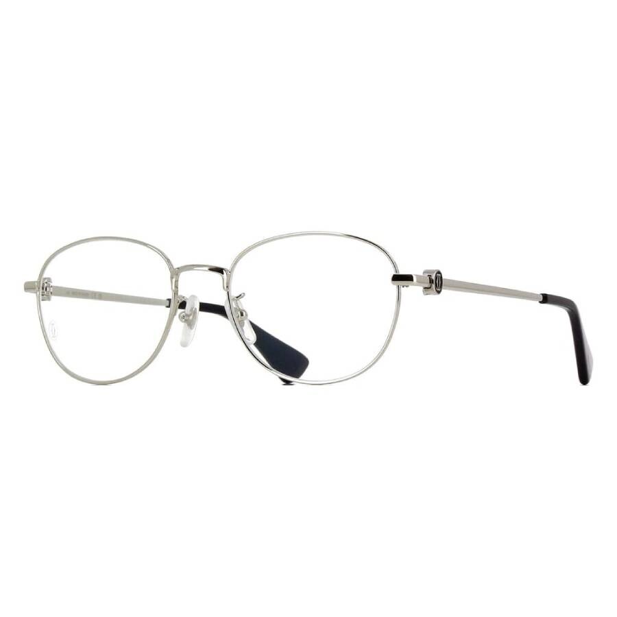 Cartier Demo Round Ladies Eyeglasses Ct0491oa 002 53